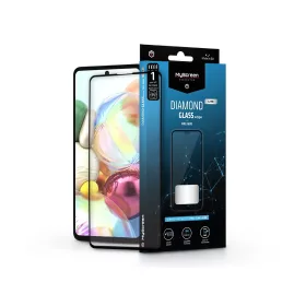   Samsung A715F Galaxy A71/M515F Galaxy M51 edzett üveg képernyővédő fólia -      MyScreen Protector Diamond Glass Lite Edge2.5D Full Glue - fekete