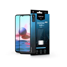   Xiaomi Redmi Note 10/Note 10S edzett üveg képernyővédő fólia - MyScreen         Protector Diamond Glass Lite Edge2.5D Full Glue - fekete
