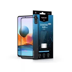   Xiaomi Redmi Note 10 Pro/10 Pro Max edzett üveg képernyővédő fólia - MyScreen   Protector Diamond Glass Lite Edge2.5D Full Glue - fekete