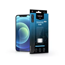   Apple iPhone 12/12 Pro edzett üveg képernyővédő fólia - MyScreen Protector      Diamond Glass Lite Full Glue - átlátszó