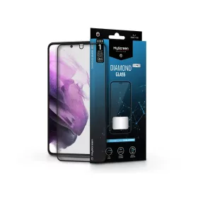   Samsung G996F Galaxy S21+ edzett üveg képernyővédő fólia - MyScreen Protector Diamond Glass Lite Edge2.5D - fekete