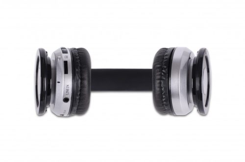 Rebeltec Wireless Bluetooth sztereó fejhallgató beépített mikrofonnal - Rebeltec Crystal Hi-Fi Bluetooth Headset - fekete/ezüst