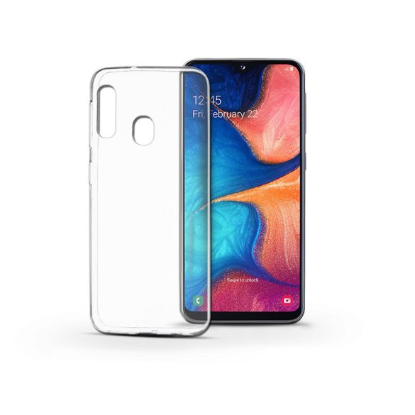 Samsung A202F Galaxy A20e szilikon hátlap - Soft Clear - átlátszó