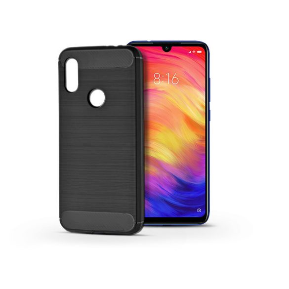 Xiaomi Redmi 7 szilikon hátlap - Carbon - fekete