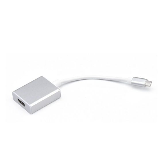 HDMI - USB Type-C 3.1 adapter - fehér/ezüst