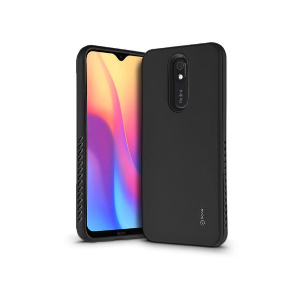 Xiaomi Redmi 8A ütésálló hátlap - Roar Rico Hybrid - fekete