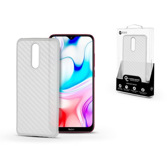 Xiaomi Redmi 8 szilikon hátlap - Roar Carbon Armor Ultra-Light Soft Case - átlátszó