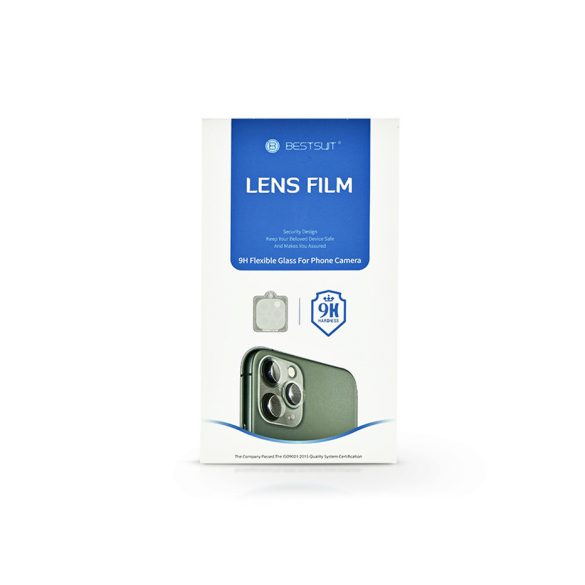 Apple iPhone 11 lencsevédő rugalmas edzett üveg - Bestsuit 9H Flexible Glass forPhone Camera - átlátszó