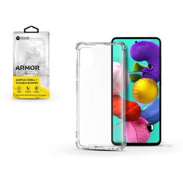 Samsung A515F Galaxy A51 szilikon hátlap - Roar Armor Gel - átlátszó