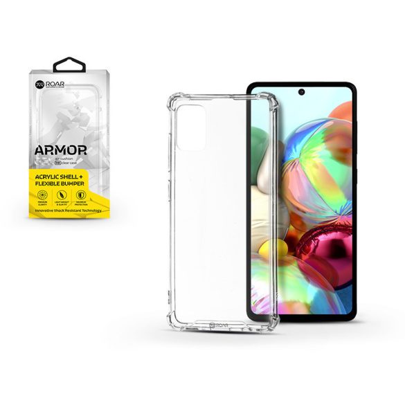 Samsung A715F Galaxy A71 szilikon hátlap - Roar Armor Gel - átlátszó