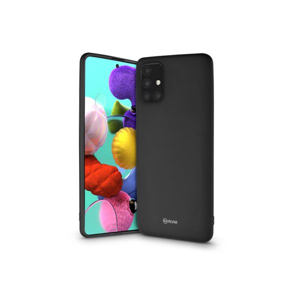 Samsung A515F Galaxy A51 szilikon hátlap - Roar All Day Full 360 - fekete