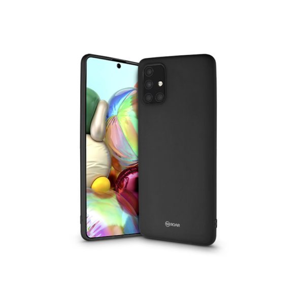 Samsung A715F Galaxy A71 szilikon hátlap - Roar All Day Full 360 - fekete