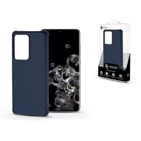   Samsung G988F Galaxy S20 Ultra szilikon hátlap - Roar Carbon Armor Ultra-Light Soft Case - kék
