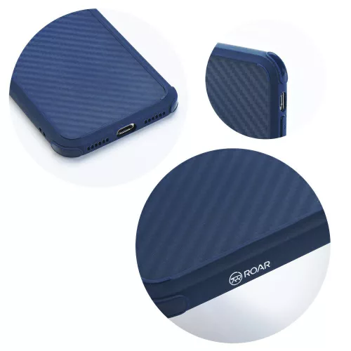 Samsung G988F Galaxy S20 Ultra szilikon hátlap - Roar Carbon Armor Ultra-Light Soft Case - kék