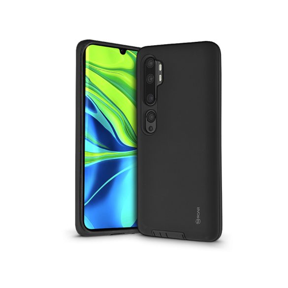 Xiaomi Mi Note 10/Mi Note 10 Pro ütésálló hátlap - Roar Rico Hybrid - fekete