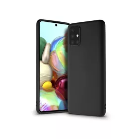   Samsung A715F Galaxy A71 szilikon hátlap - Soft Premium - fekete