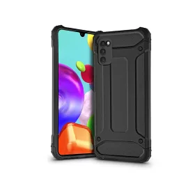   Samsung A415F Galaxy A41 ütésálló hátlap - Armor - fekete