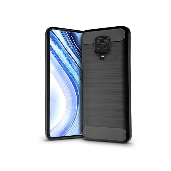 Xiaomi Redmi Note 9 Pro/Note 9 Pro Max/Note 9S szilikon hátlap - Carbon - fekete