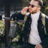 Wildman univerzális elektromos rollerre/rollerre szerelhető, vízálló, kemény    táska - Wildman  CBC-3L Scooter Bag - fekete - ECO csomagolás