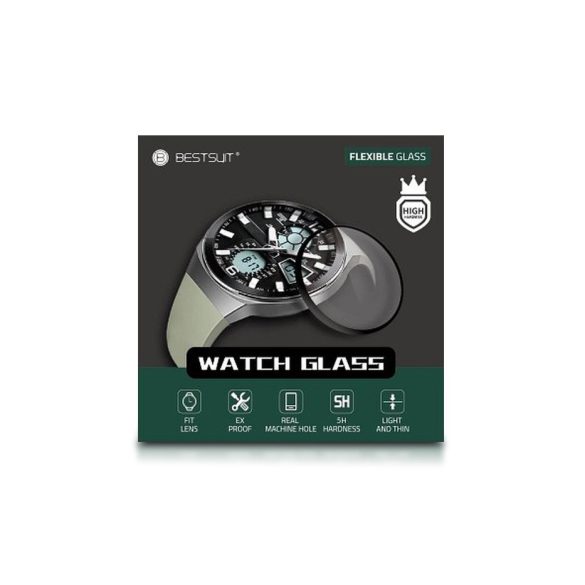Huawei Watch GT 2e (46 mm) üveg képernyővédő fólia - Bestsuit Flexible Nano Glass 5H