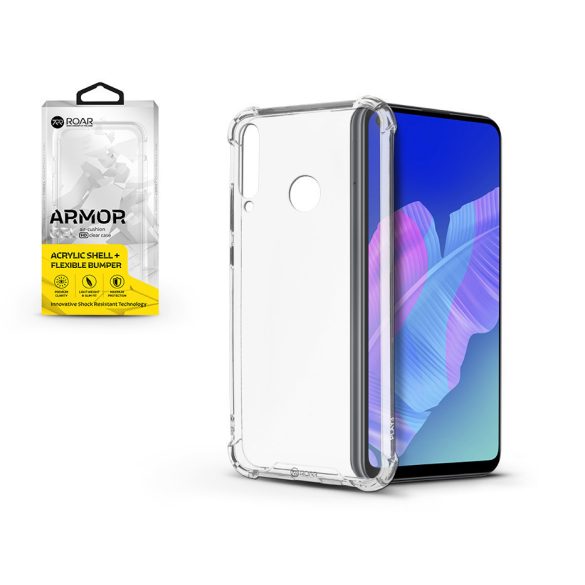 Huawei P40 Lite E szilikon hátlap - Roar Armor Gel - átlátszó