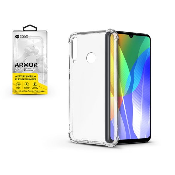 Huawei Y6p szilikon hátlap - Roar Armor Gel - átlátszó