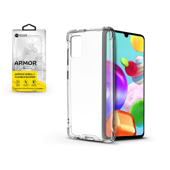 Samsung A415F Galaxy A41 szilikon hátlap - Roar Armor Gel - átlátszó