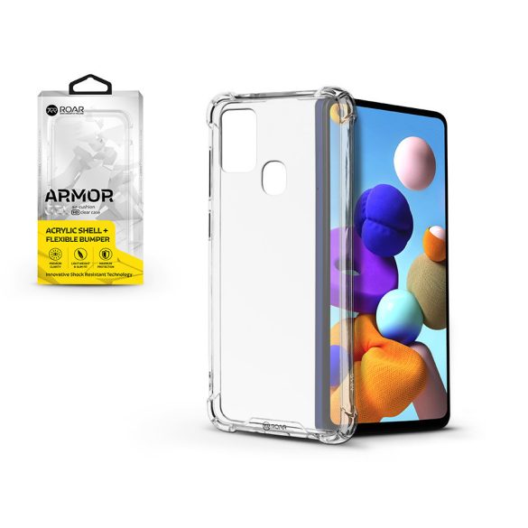 Samsung A217F Galaxy A21s szilikon hátlap - Roar Armor Gel - átlátszó