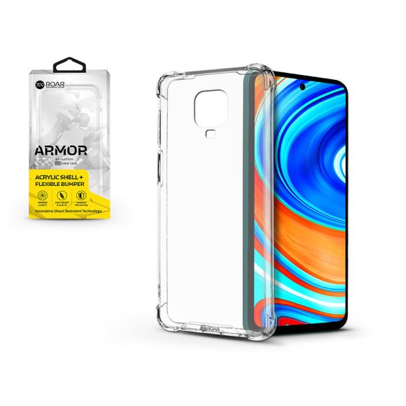 Xiaomi Redmi Note 9 Pro/Note 9 Pro Max/Note 9S szilikon hátlap - Roar Armor Gel - átlátszó