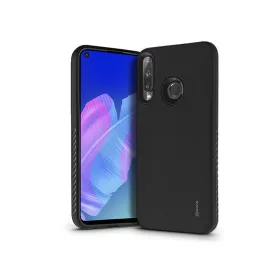   Huawei P40 Lite E ütésálló hátlap - Roar Rico Hybrid - fekete