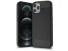 Apple iPhone 12/12 Pro szilikon hátlap - Carbon - fekete