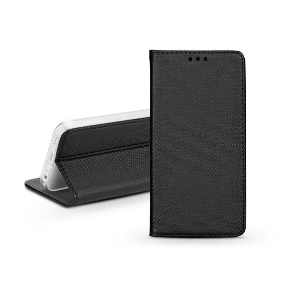 S-Book Flip bőrtok - Xiaomi Redmi Note 9 Pro/Note 9 Pro Max/Note 9S - fekete