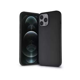   Apple iPhone 12 Pro Max szilikon hátlap - Soft Premium - fekete