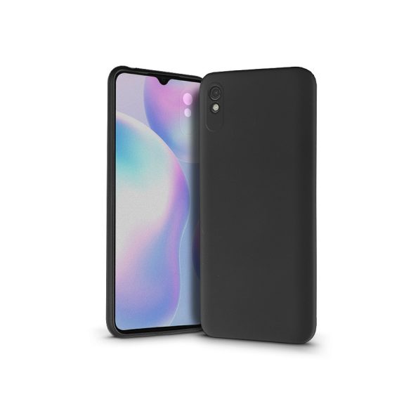 Xiaomi Redmi 9A/9AT szilikon hátlap - Soft Premium - fekete