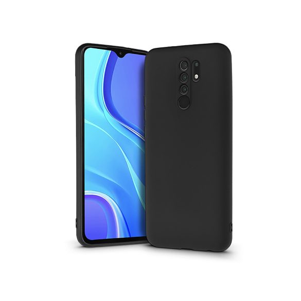 Xiaomi Redmi 9 szilikon hátlap - Soft - fekete