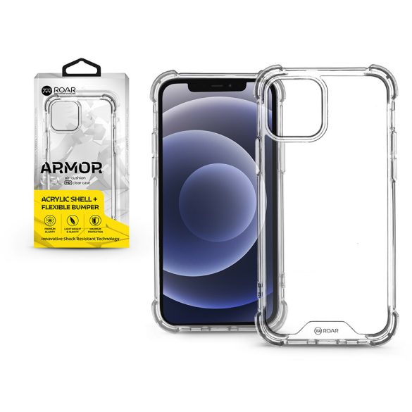 Apple iPhone 12/12 Pro szilikon hátlap - Roar Armor Gel - átlátszó