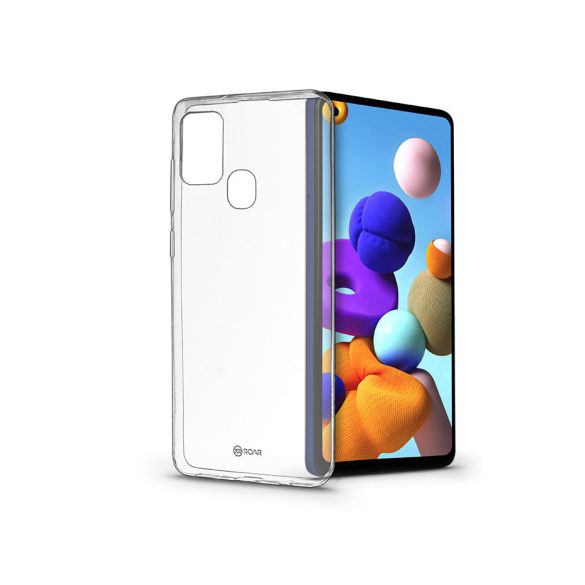 Samsung A217F Galaxy A21s szilikon hátlap - Roar All Day Full 360 - átlátszó