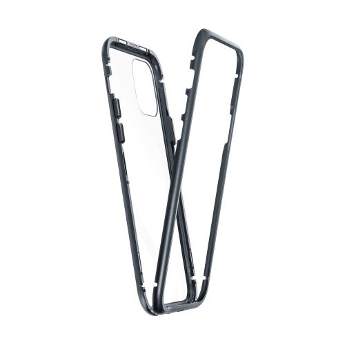 Apple iPhone 12/12 Pro mágneses, 2 részes hátlap előlapi üveg nélkül - Magneto -fekete