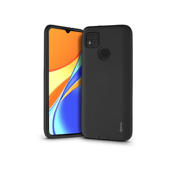 Xiaomi Redmi 9C ütésálló hátlap - Roar Rico Hybrid - fekete