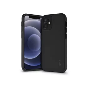   Apple iPhone 12 Mini ütésálló hátlap - Roar Rico Hybrid - fekete
