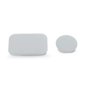   Fém ellenlapka darab mágneses autós tartóhoz - Badge for Magnet Car Holder Leather - 1+1 db/csomag - ezüst (ECO csomagolás)