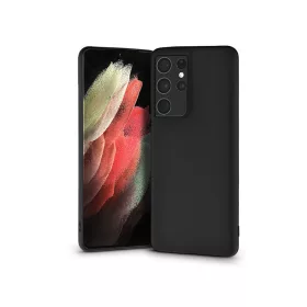   Samsung G998F Galaxy S21 Ultra szilikon hátlap - Soft - fekete