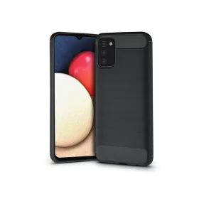   Samsung A025G Galaxy A02s/A037G Galaxy A03s szilikon hátlap - Carbon - fekete