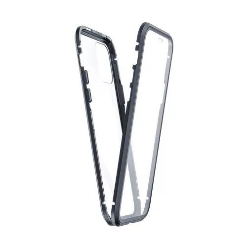 Samsung G996F Galaxy S21+ mágneses, 2 részes hátlap előlapi üveggel - Magneto 360 - fekete