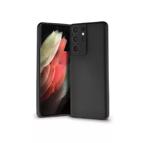   Samsung G998F Galaxy S21 Ultra szilikon hátlap - Soft Premium - fekete