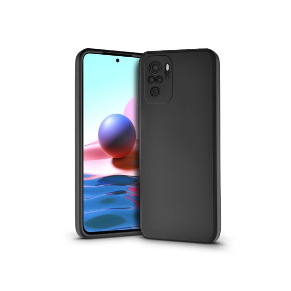 Xiaomi Redmi Note 10/Note 10S szilikon hátlap - Soft Premium - fekete