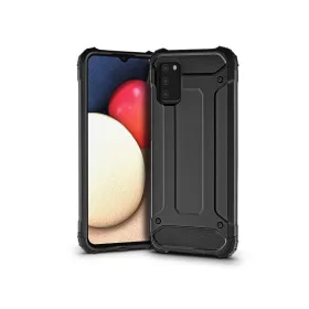   Samsung A025G Galaxy A02s/A037G Galaxy A03s ütésálló hátlap - Armor - fekete