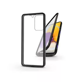   Samsung A725F Galaxy A72 LTE/A726B Galaxy A72 5G mágneses, 2 részes hátlap előlapi üveggel - Magneto 360 - fekete
