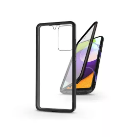   Samsung A525F Galaxy A52/A526B Galaxy A52 5G mágneses, 2 részes hátlap előlapi üveggel - Magneto 360 - fekete