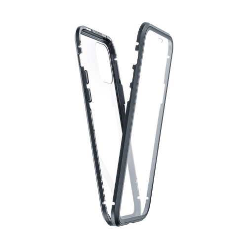 Samsung A525F Galaxy A52/A526B Galaxy A52 5G mágneses, 2 részes hátlap előlapi üveggel - Magneto 360 - fekete